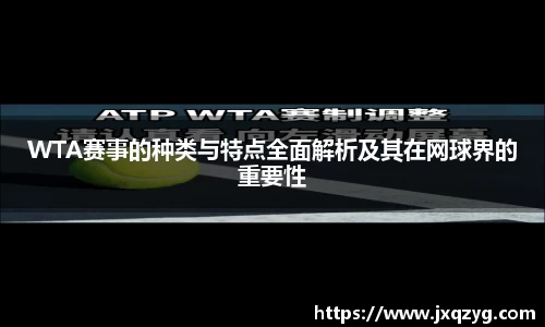 WTA赛事的种类与特点全面解析及其在网球界的重要性