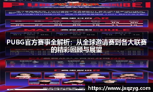 PUBG官方赛事全解析：从全球邀请赛到各大联赛的精彩回顾与展望