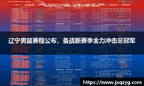 辽宁男篮赛程公布，备战新赛季全力冲击总冠军